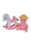 105143326 Simba Bouncin Babies Little Bonny mit Schaukelpferd Puppe Spielzeug