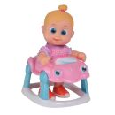 105143327 Simba Bouncin Babies Little Bonny mit Baby Walker Puppe Spielzeug