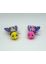 72944 Aufziehbiene Biene pink oder gelb 6,5 cm