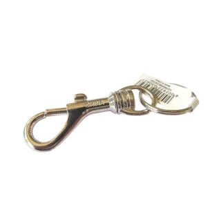 Schlüsselanhänger Karabiner 6,5 cm silber Mitgebsel Kindergeburtstag Anhänger