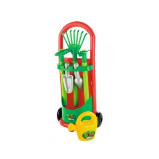 7600000339 Ecoiffier Gärtner Trolley mit zwei Rädern Sandspielzeug
