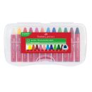 120011 Faber Castell Wachsmalkreide Jumbo 12 Stifte Wachs...