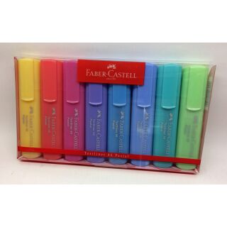 154609 Faber Castell Textmarker Textliner Pastell 8er Etui
