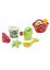 7600000650 Ecoiffier Strandtasche mit Eimergarnitur Eimer Förmchen Sandspielzeug