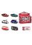 212052017 Majorette Vintage Deluxe Collectors Box Cars VW Porsche Ford
