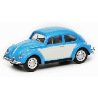 26402 Schuco 1:87 VW Käfer blau weiß