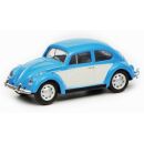 26402 Schuco 1:87 VW Käfer blau weiß