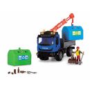 203836003 Dickie Toys 1:24 Playlife Iveco Recycling Container Set Licht u. Sound