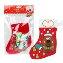 949387 Trendhaus Wonderland Weihnachts-Socke Nikolaus Stiefel Bastelset 23cm