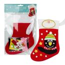 949387 Trendhaus Wonderland Weihnachts-Socke Nikolaus Stiefel Bastelset 23cm