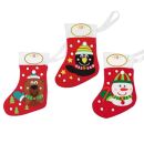 949387 Trendhaus Wonderland Weihnachts-Socke Nikolaus Stiefel Bastelset 23cm