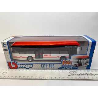 32102 Bburago 1:43 City Bus rot 19 cm