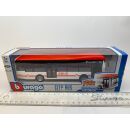 32102 Bburago 1:43 City Bus rot 19 cm
