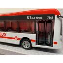 32102 Bburago 1:43 City Bus rot 19 cm