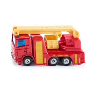 1080 SIKU Scania Feuerwehr Hubrettungsbühne rot/gelb