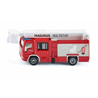 1749 Siku 1:87 Magirus Multistar TLF mit Teleskopmast Löschfahrzeug