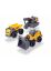 203722009 Dickie Volvo Micro Builders 3er Set