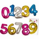 BIRTHDAY FUN Zahlen-Ballon- Sticker XL "0-9"...