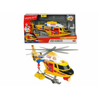 203308373 Dickie Toys Air Patrol Rescue Rettung Helikopter mit Freilauf