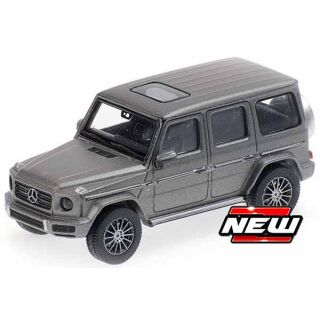 870 037400 Minichamps 1:87 Mercedes-Benz G-Klasse G500 2018 Grey Metallic matt