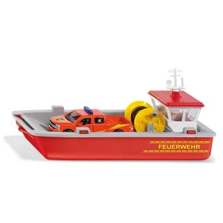 2117 Siku 1:50 Feuerwehrboot Ford F150 Pick-Up Feuerwehr