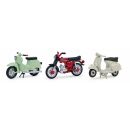 450380200 Schuco 1:43 3er-Set Schwalbe, Simson S51,...