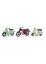 450380200 Schuco 1:43 3er-Set Schwalbe, Simson S51, Roller GS Motorrädern