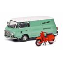 450365400 Schuco 1:43 Barkas B1000 Bus Schwalbe Werkstatt...