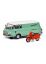 450365400 Schuco 1:43 Barkas B1000 Bus Schwalbe Werkstatt mit Schwalbe