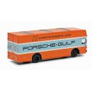 452030100 Schuco 1:64 Mercedes Benz O317 Renntransporter GULF