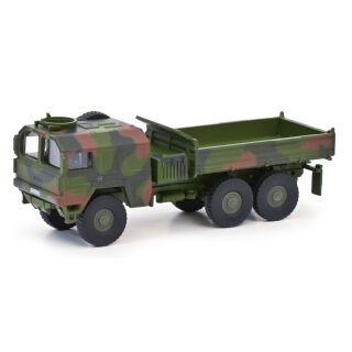 452658700 Schuco 1:87 MAN 7to KAT Kipper flecktarn Bundeswehr
