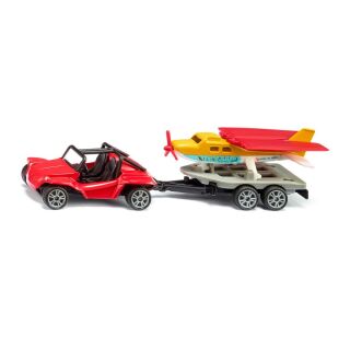 1696 Siku Buggy mit Sportflugzeug