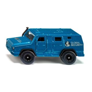 1926 Siku 1:50 Geldtransporter Global Security metallic  blau