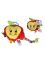 104010086 Simba ABC Activity Apfel mit Raupe Kuscheltier