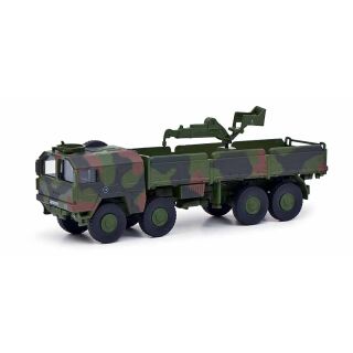 452658500 Schuco 1:87 MAN 10t GL flecktarn mit Kran Bundeswehr