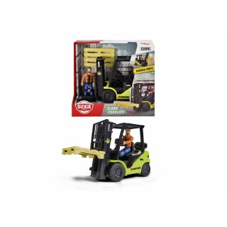203832008 Dickie Toys 1:24 Clark Forklift Gabelstapler Hubstapler Stapler