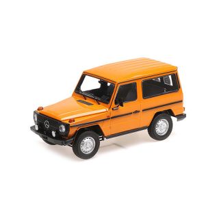 155038000 MINICHAMPS 1:18 MERCEDES-BENZ G-Model Short Kurz W460 1980 Orange
