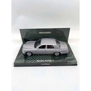 436139074 Minichamps 1:43 BENTLEY ARNAGE T RHD SILVER K
