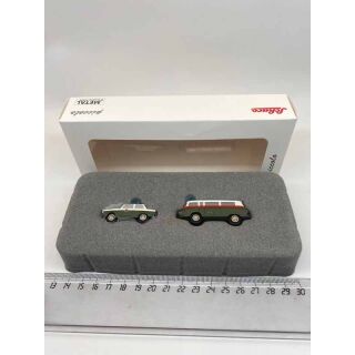 450534800 Schuco 1:90 Piccolo Set Volkspolizei Barkas und Trabant