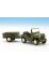 01902 Schuco 1:90 Piccolo Willys Jeep mit Anhänger