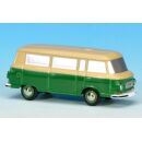 05346 Schuco Piccolo Barkas B1000 Bus Grün Beige