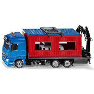 3556 Siku 1:50 Mercedes Benz Arocs mit Baucontainer