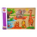100005410 Eichhorn Generic Puzzle Holz 30 x 20cm Tiere Autos