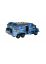 Dickie 1:43 Mercedes Zetros Rallye Explorer Team blau Friction Antrieb Kunststoff (K)