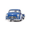 450253800 Schuco 1:43 Mercedes Benz Renntransporter blau