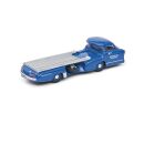 450253800 Schuco 1:43 Mercedes Benz Renntransporter blau