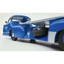 450253800 Schuco 1:43 Mercedes Benz Renntransporter blau