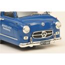 450253800 Schuco 1:43 Mercedes Benz Renntransporter blau