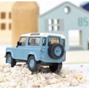 845107 Norev 1:43 Land Rover Defender 1995 Blau und Weiß Jet-car