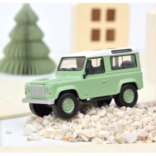 845106 Norev 1:43 Land Rover Defender 1995 Grün und Weiß Jet-car
